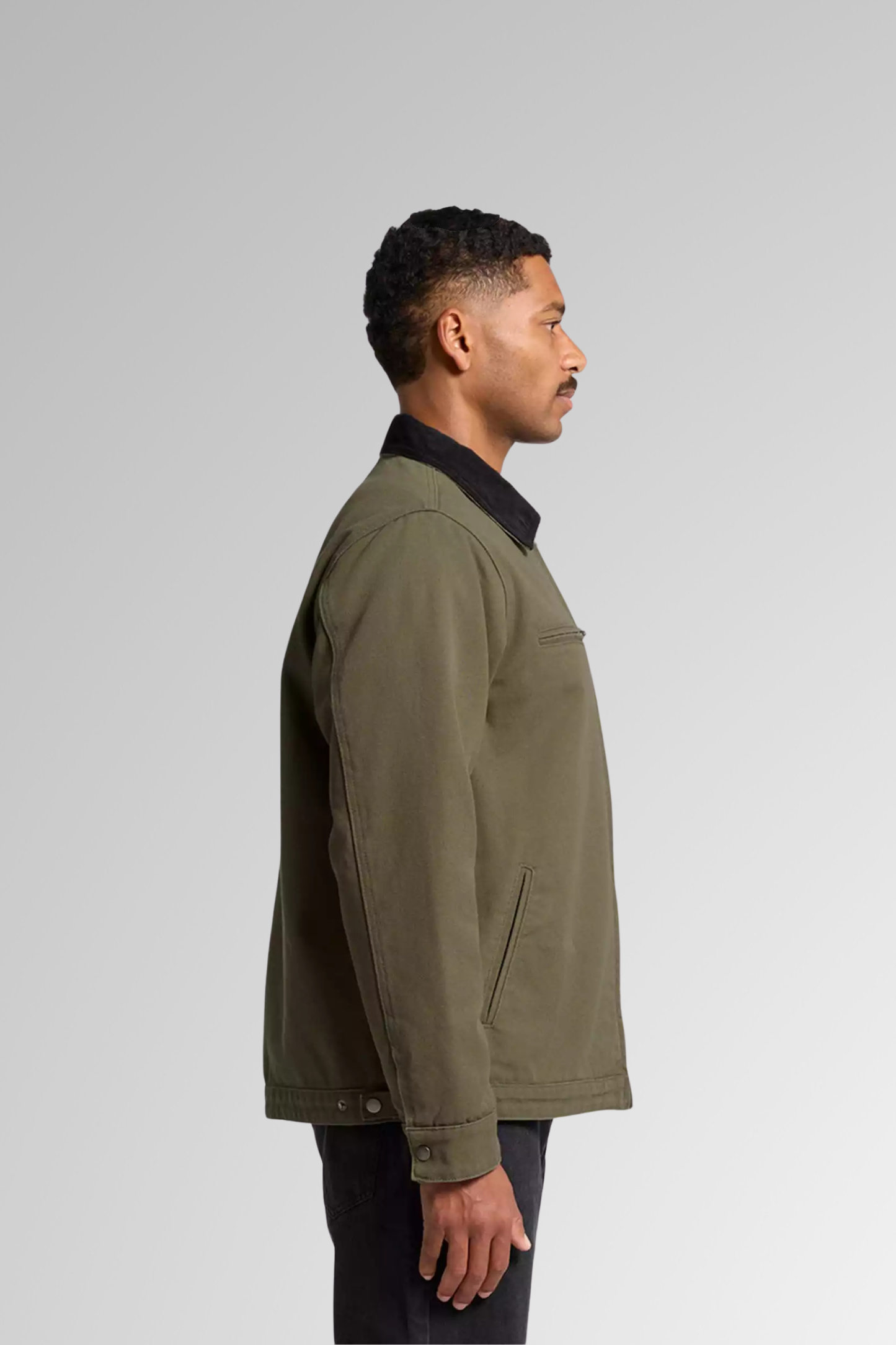 Canvas Cord Collar Jacket