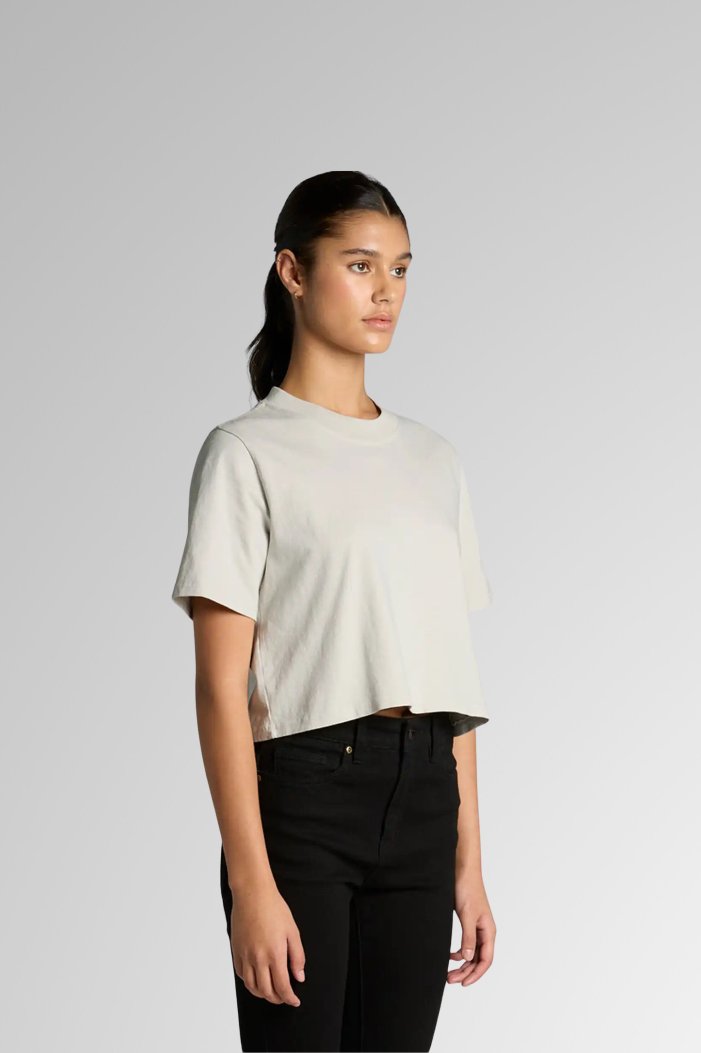 Heavy Faded Crop Tee