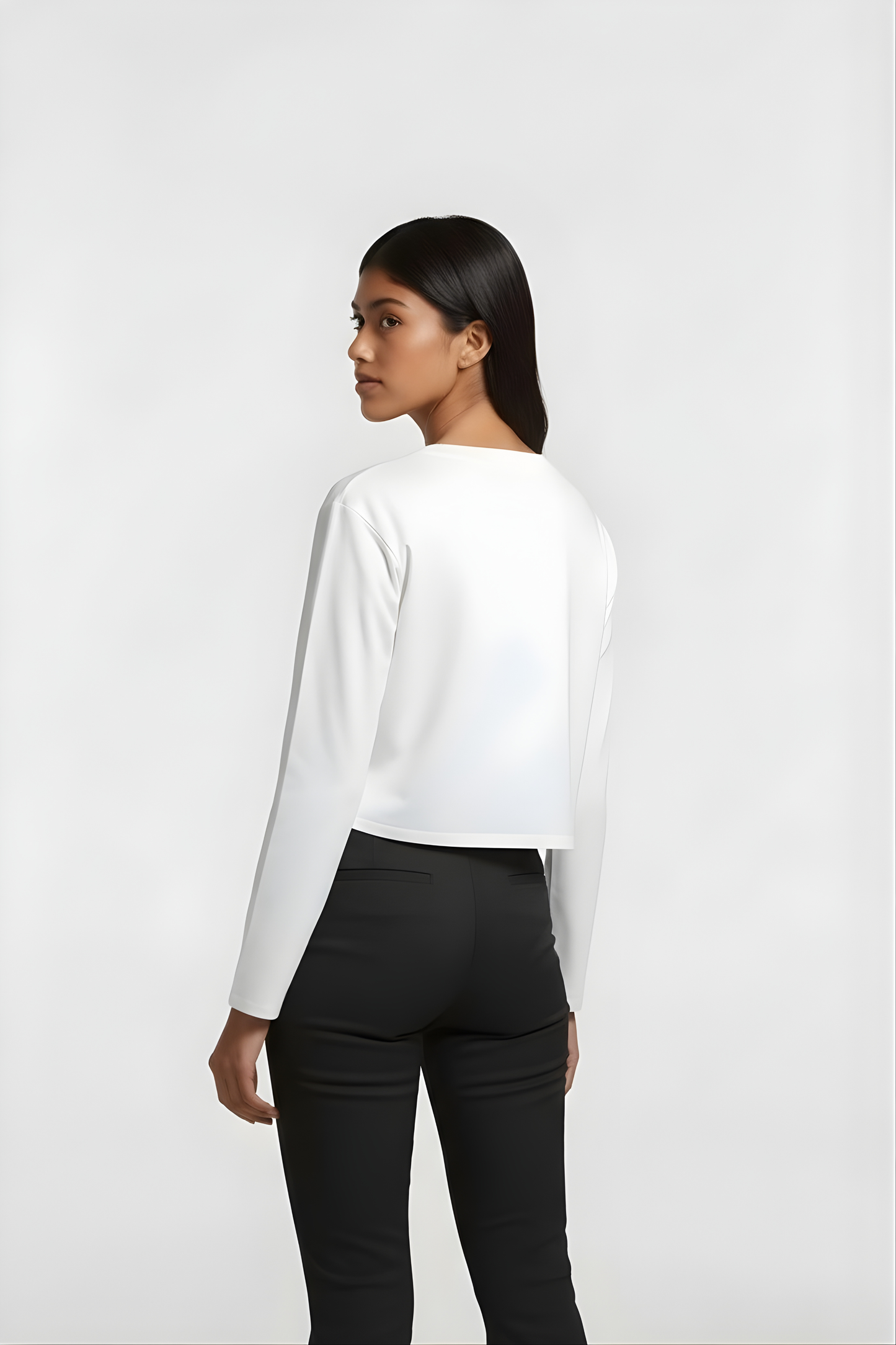 Essential Long Sleeve Crop