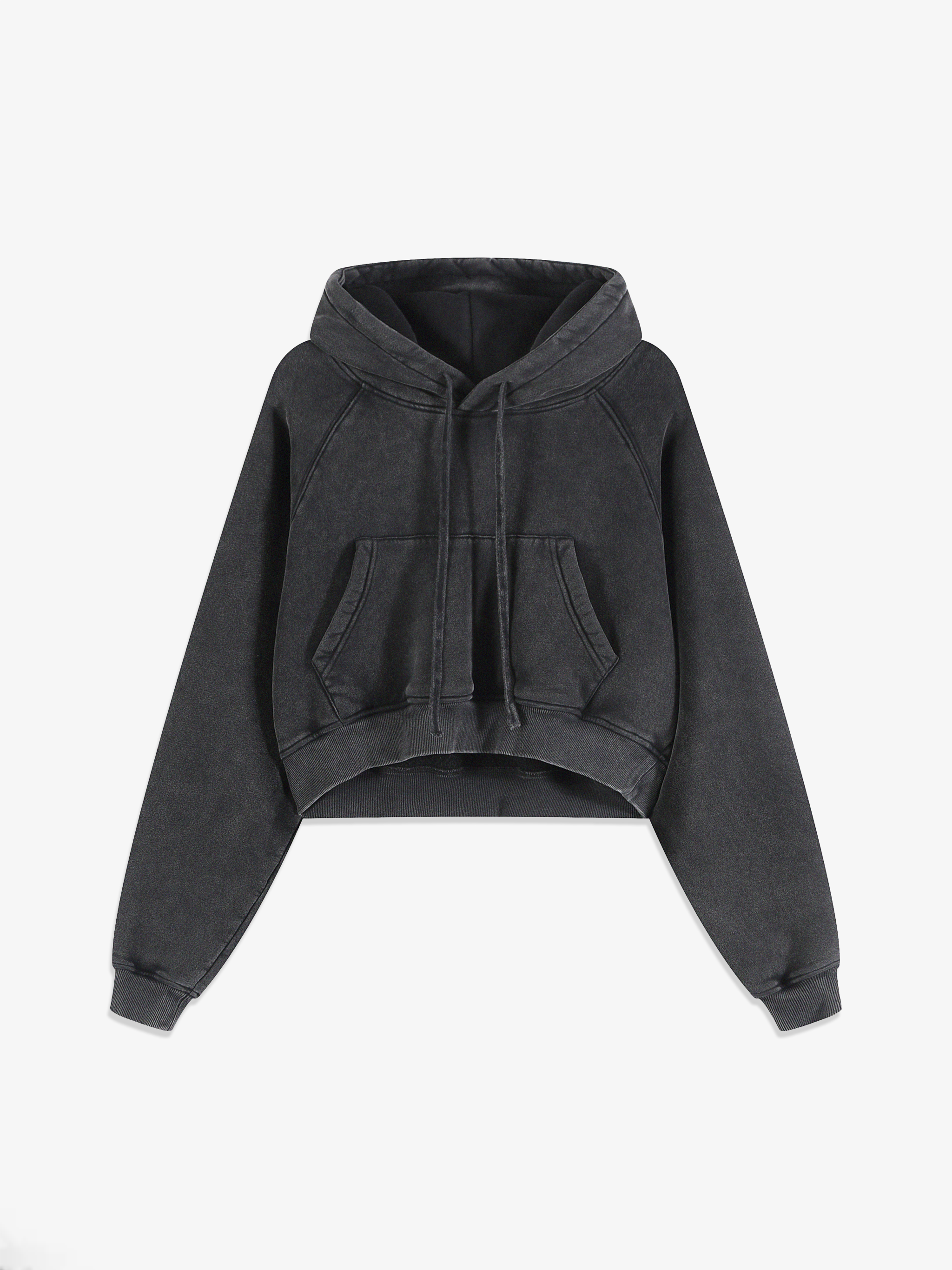 TMA Snow Wash Cropped Hoodie