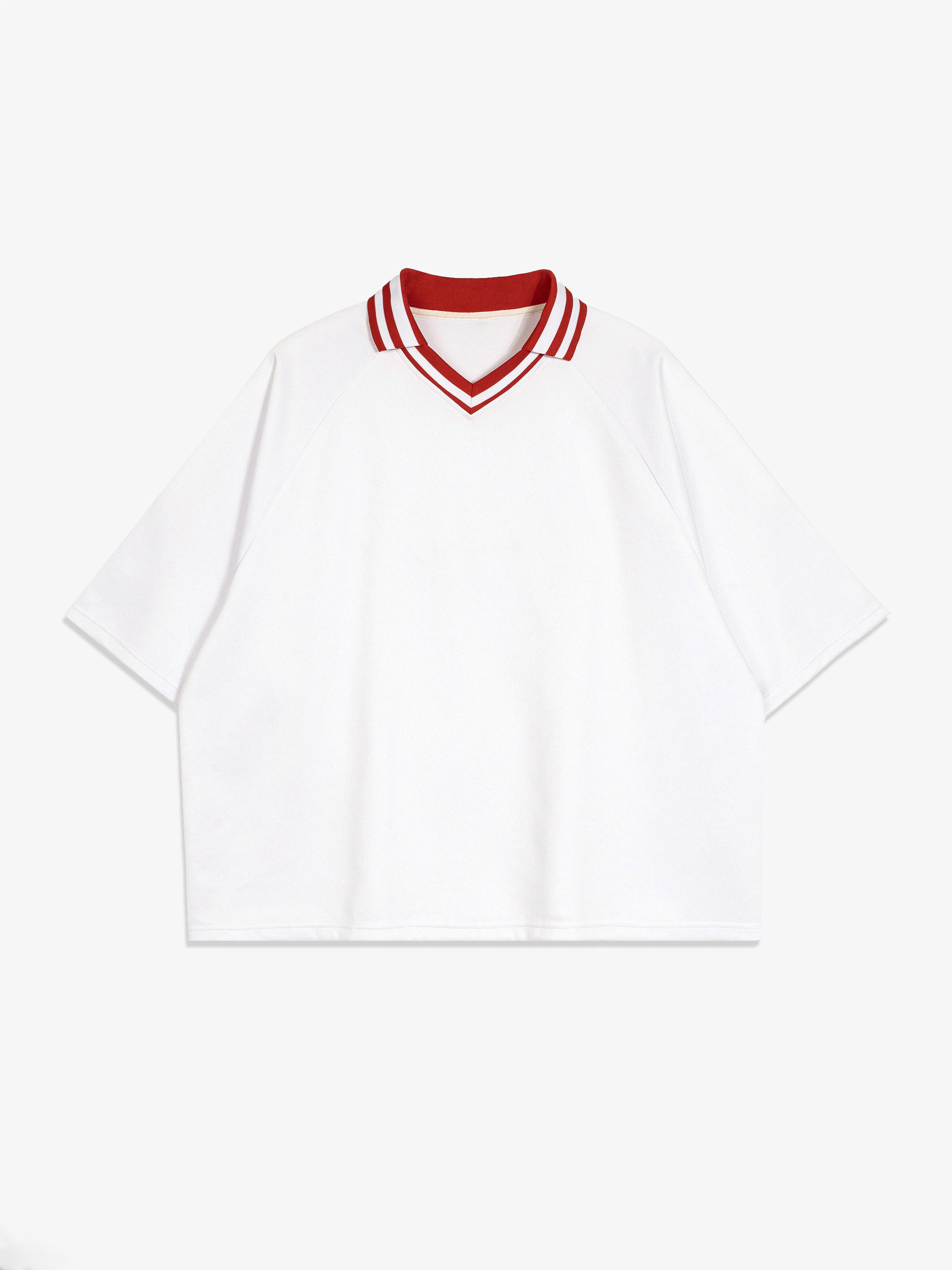 TMA Contrast Lapel Boxy Tee