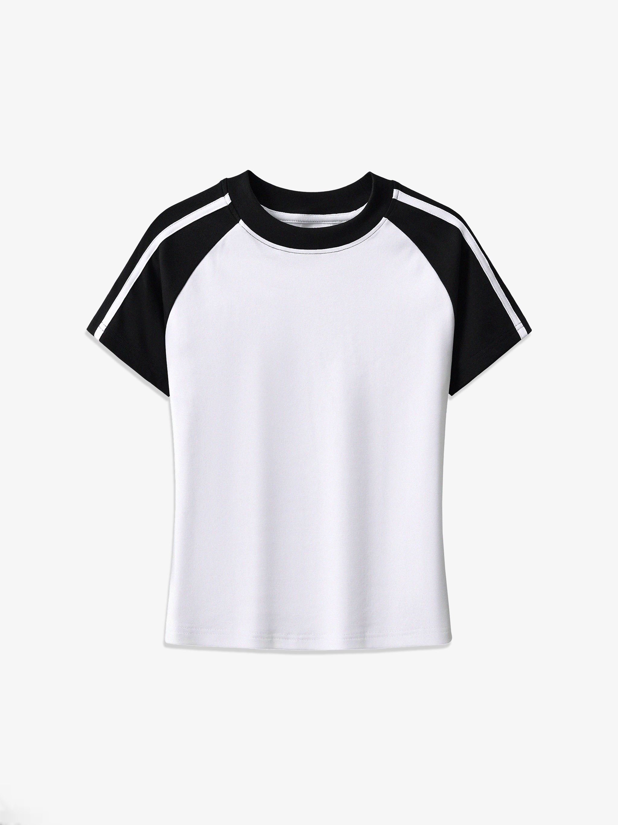 Foundation Contrast Raglan Bodycon Tee