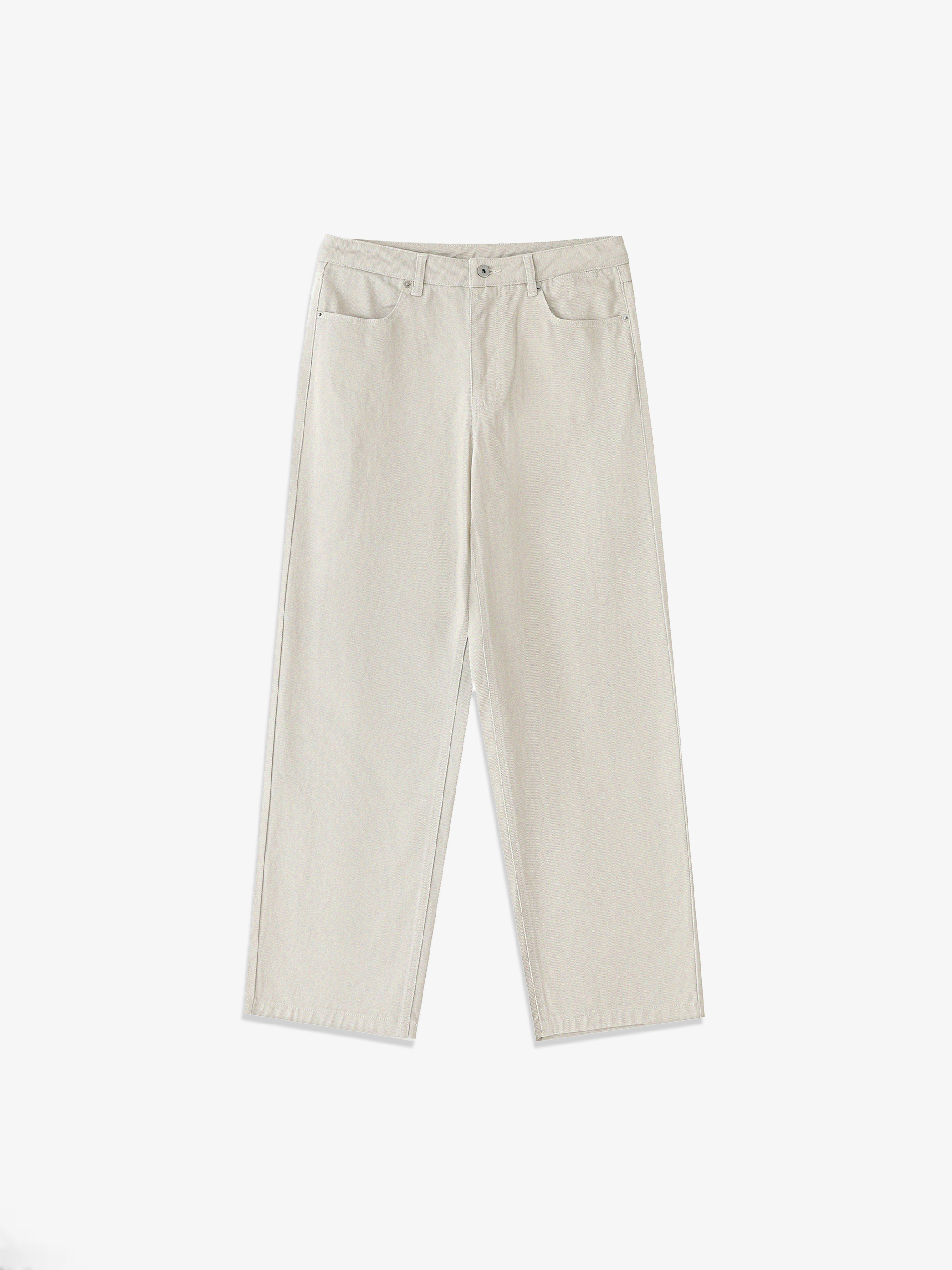 Foundation Straight-Leg Cotton Pants