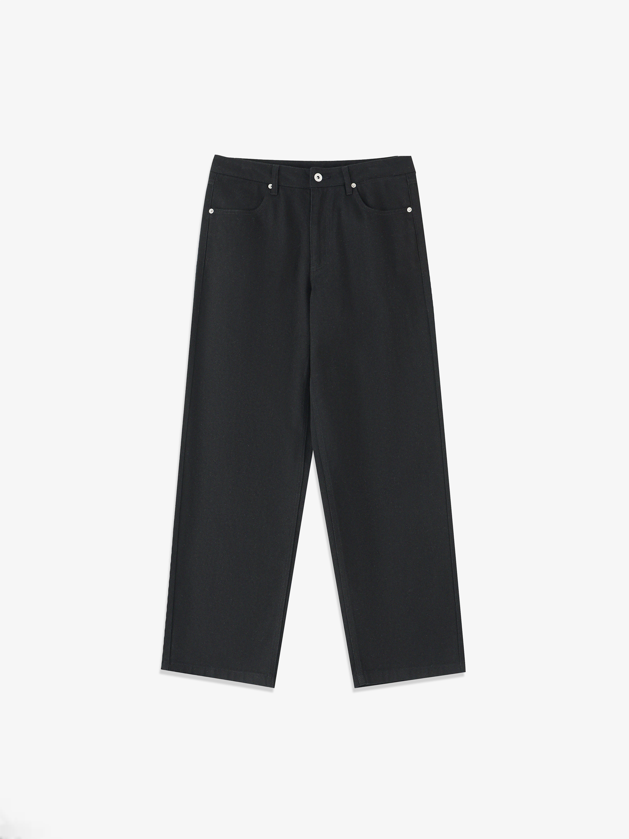 Foundation Straight-Leg Cotton Pants