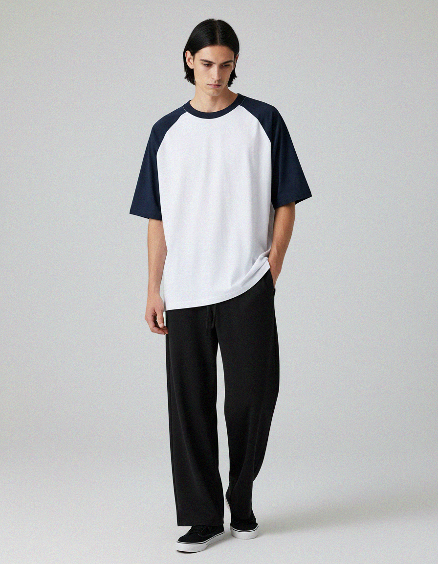 Color-Blocked Raglan Tee