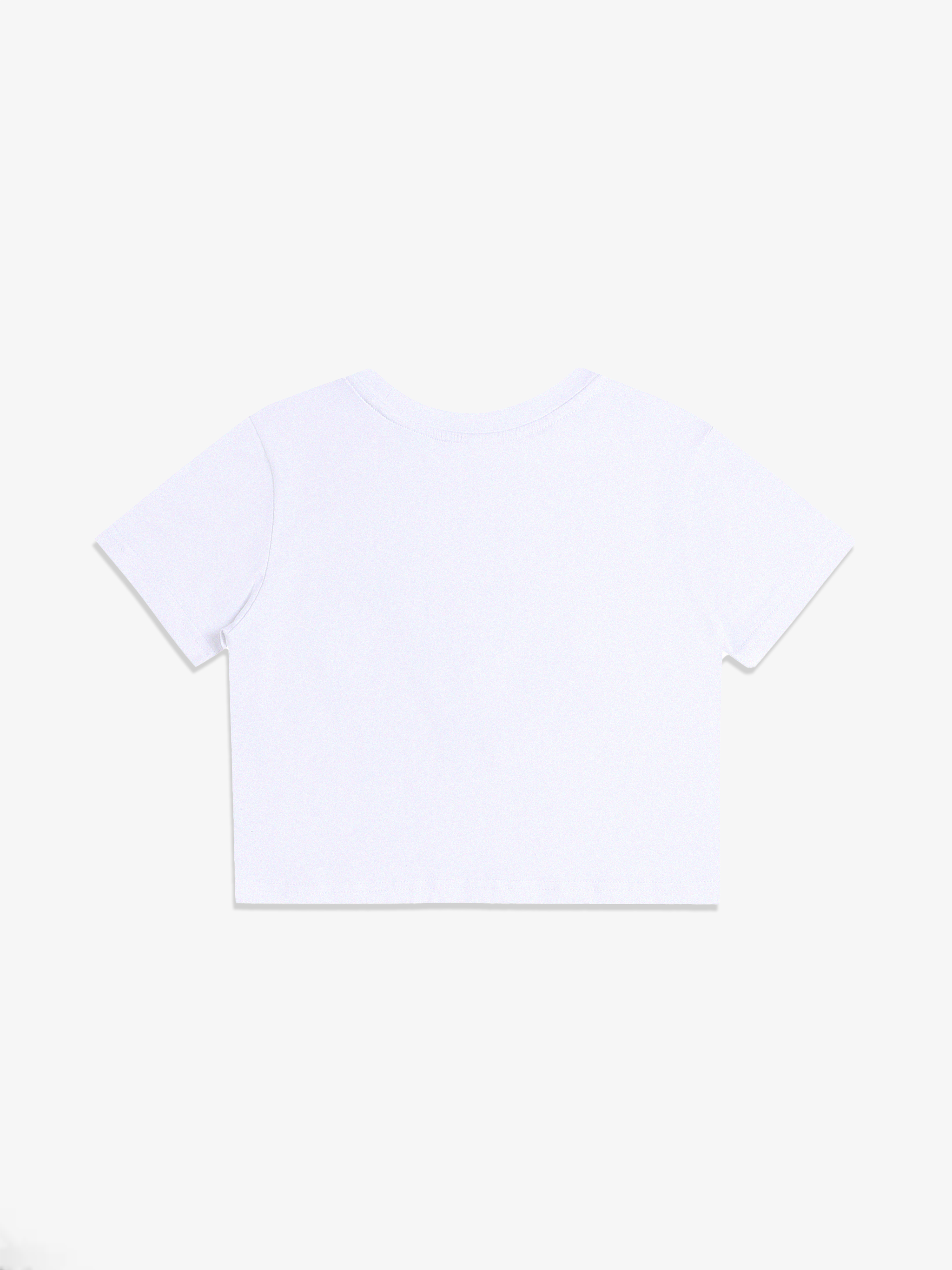 Foundation Fitted Crop Cotton Tee
