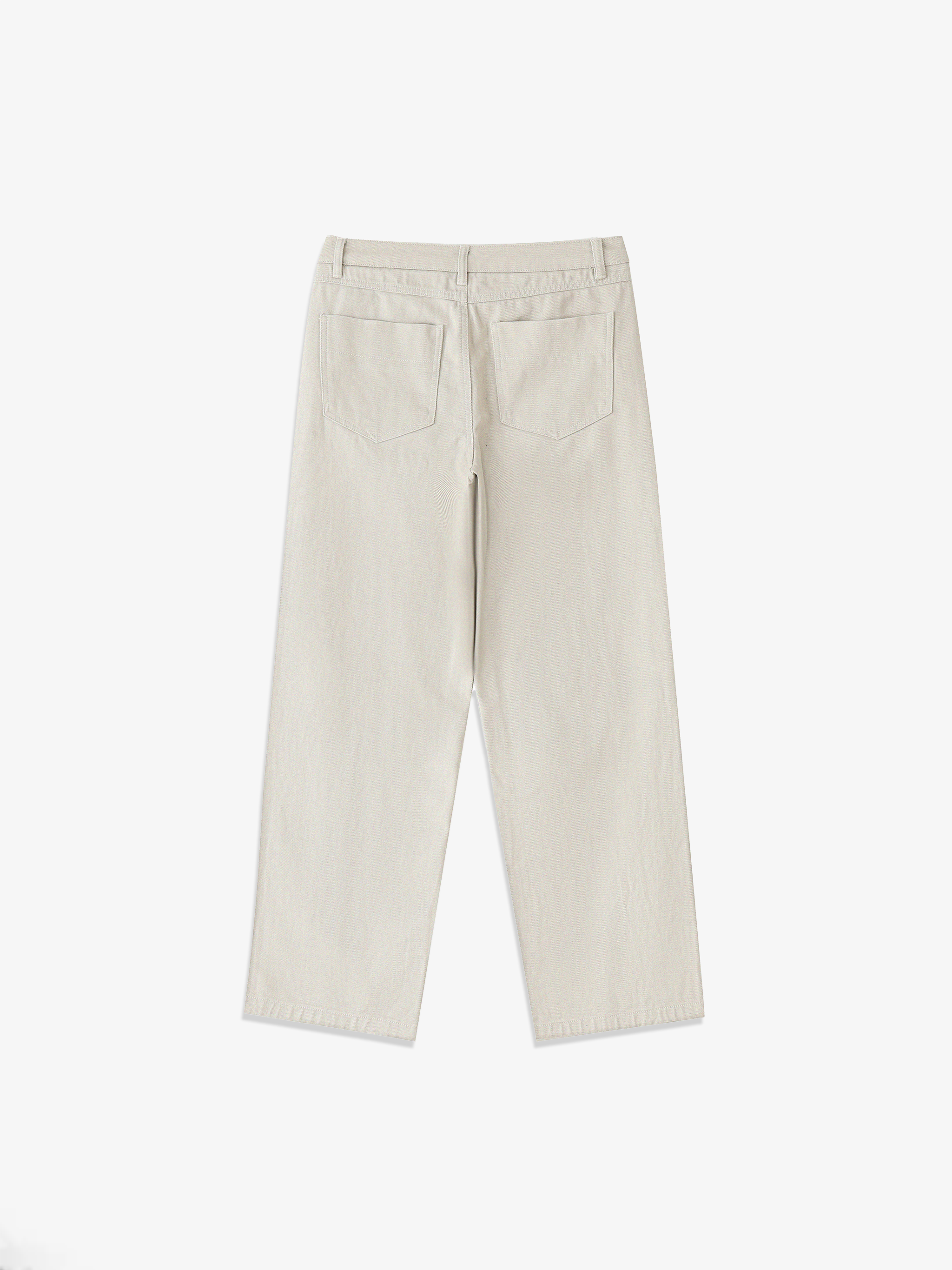 Foundation Straight-Leg Cotton Pants