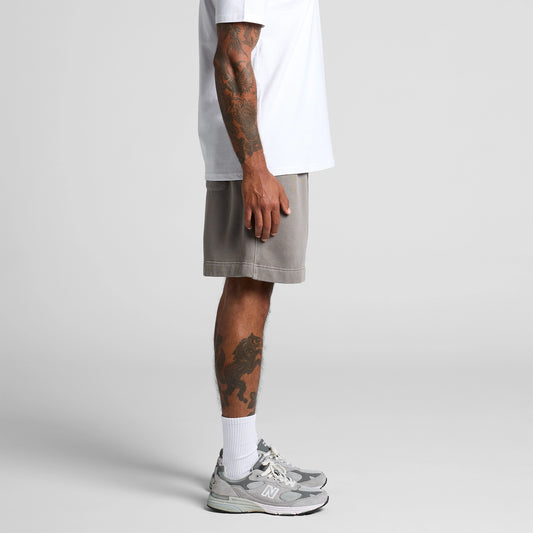 Relaxed Faded Track Shorts