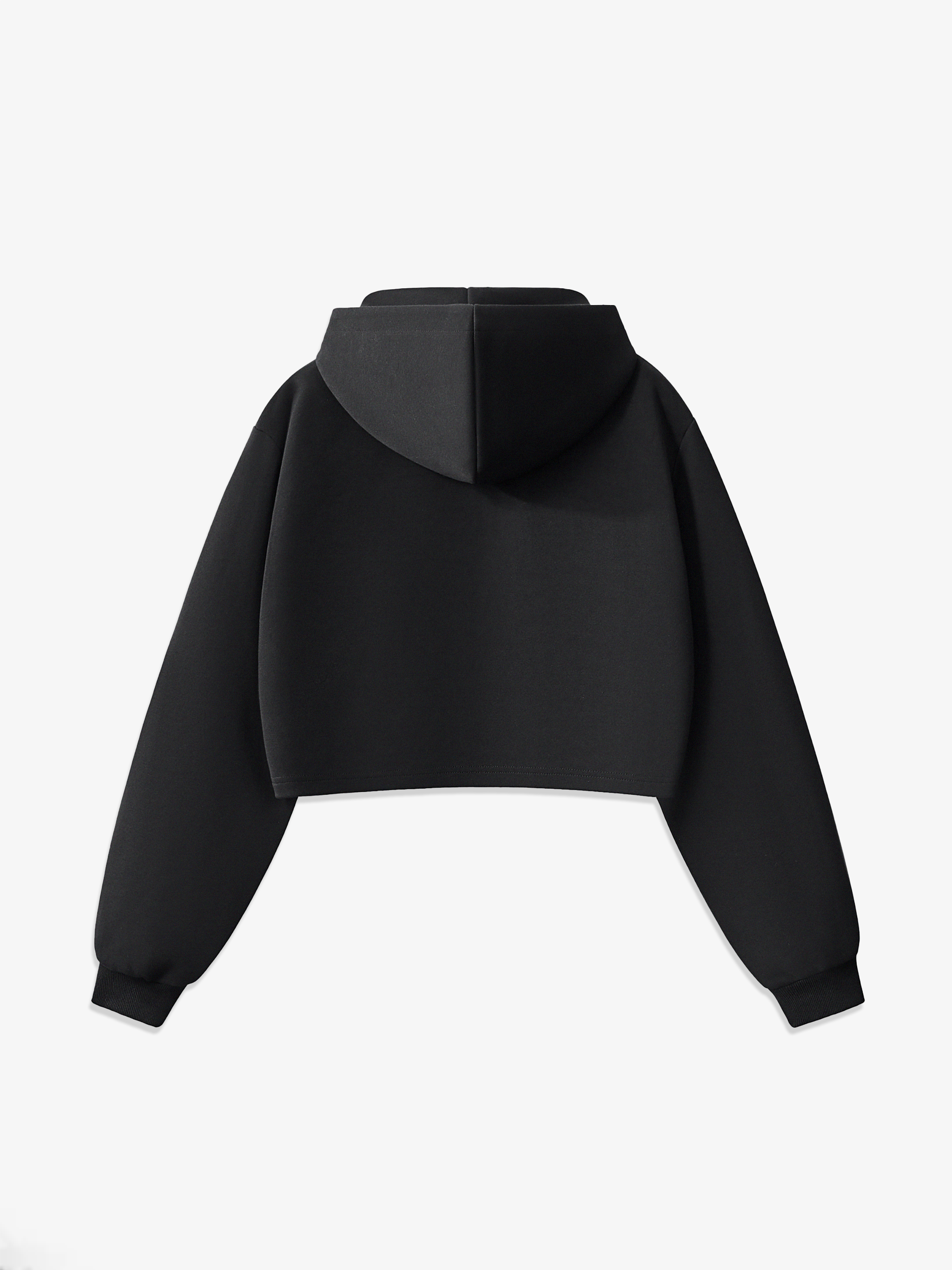 Foundation Cropped Zip Hoodie
