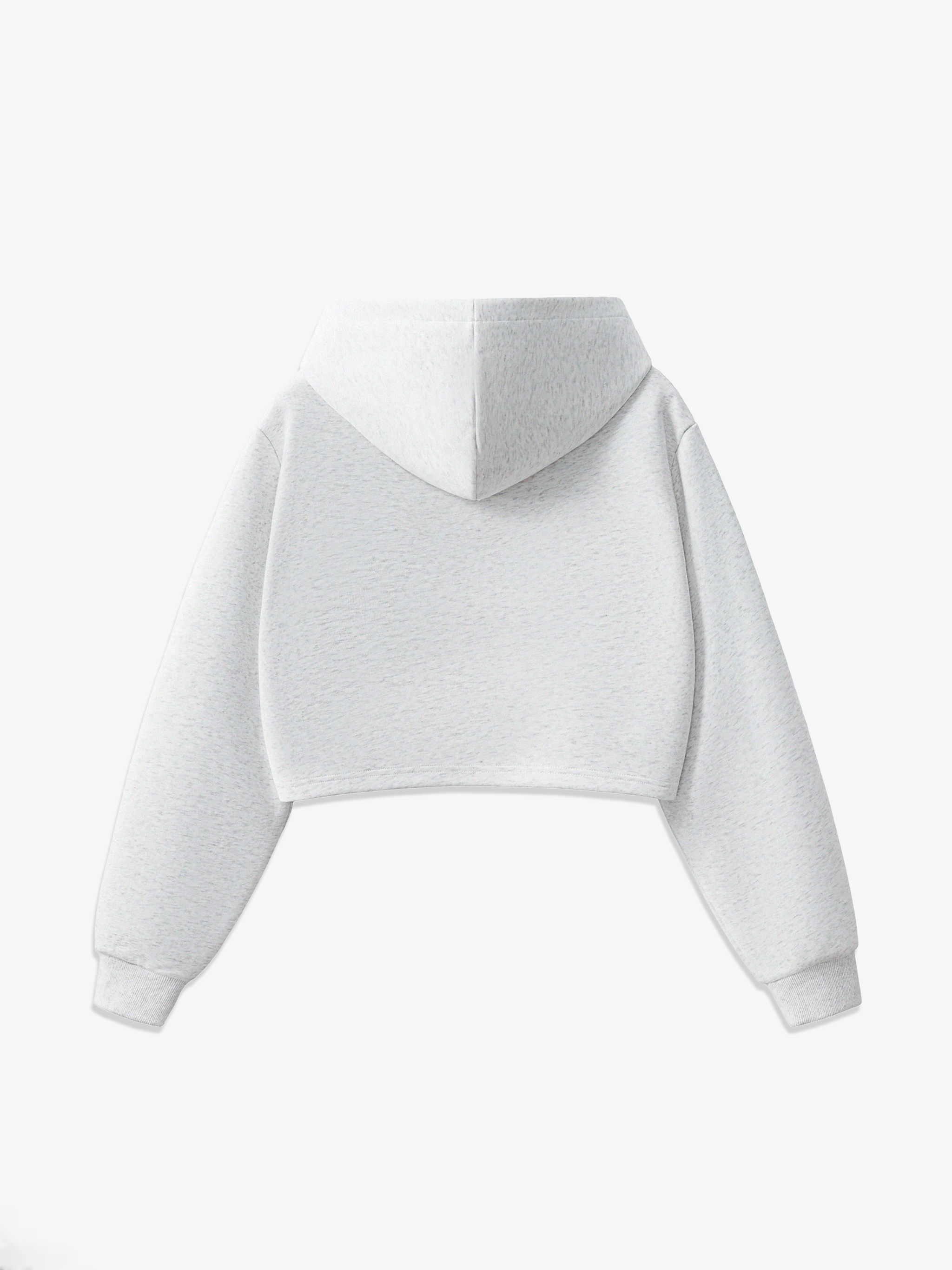 Foundation Cropped Zip Hoodie
