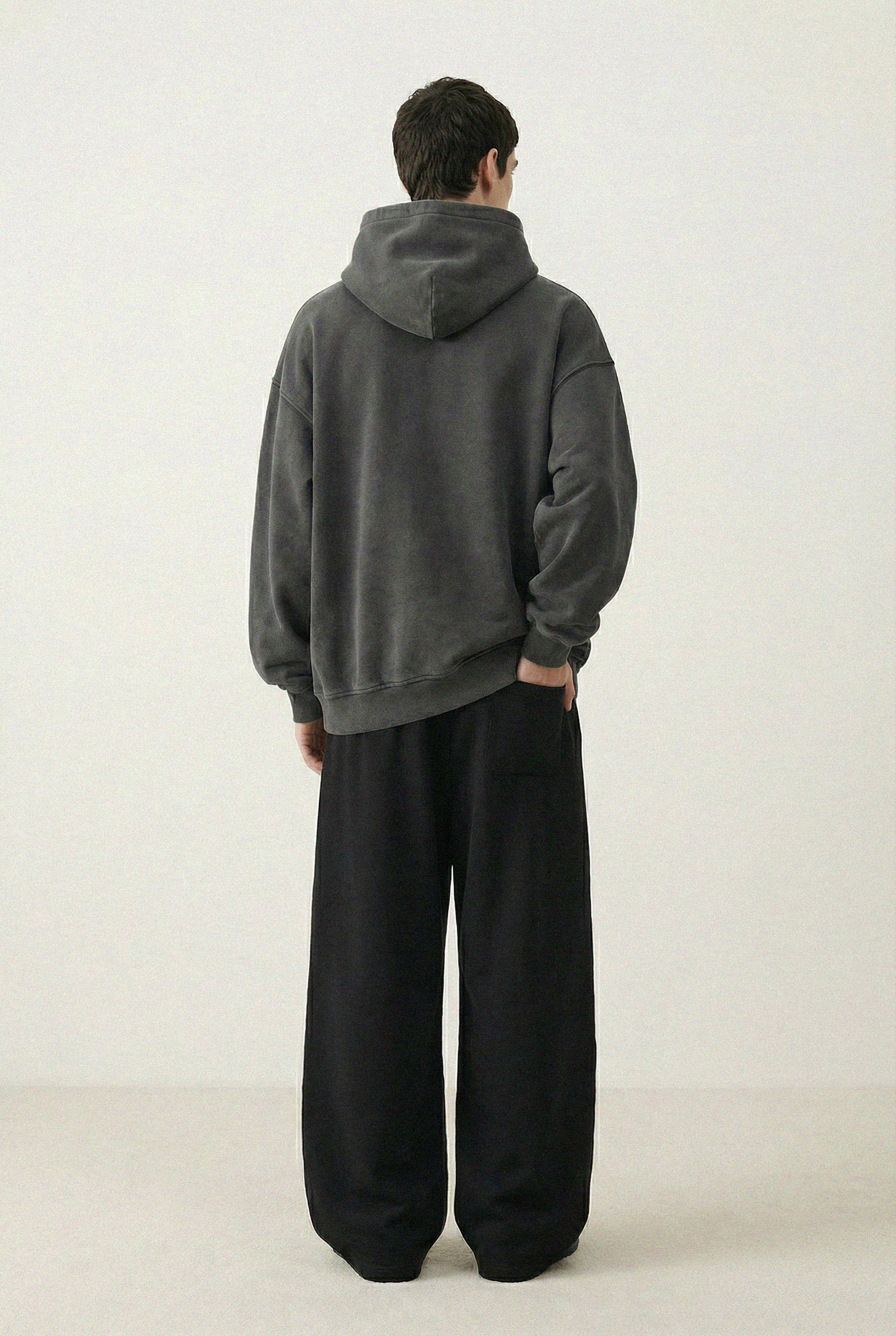 Snow Wash Oversize Hoodie