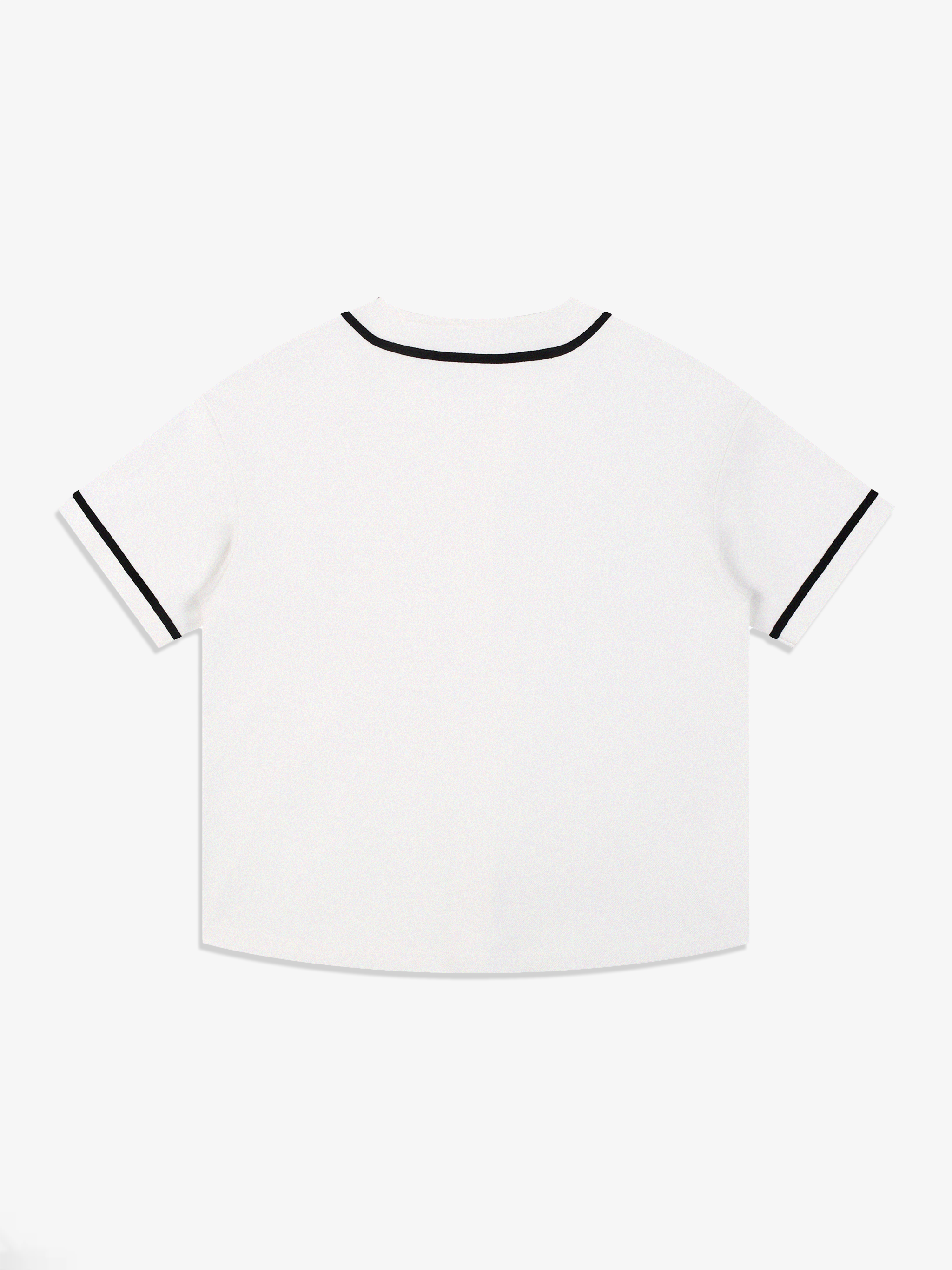 TMA Contrast Piped Button Jersey