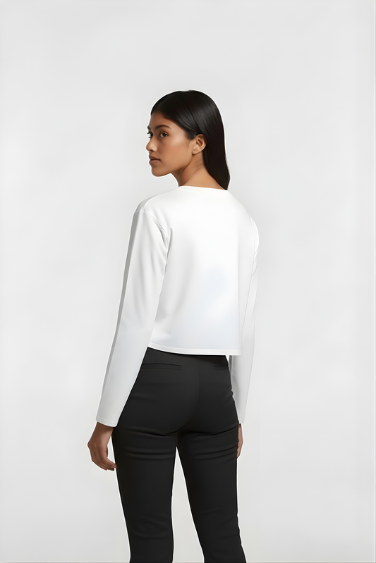Essential Long Sleeve Crop