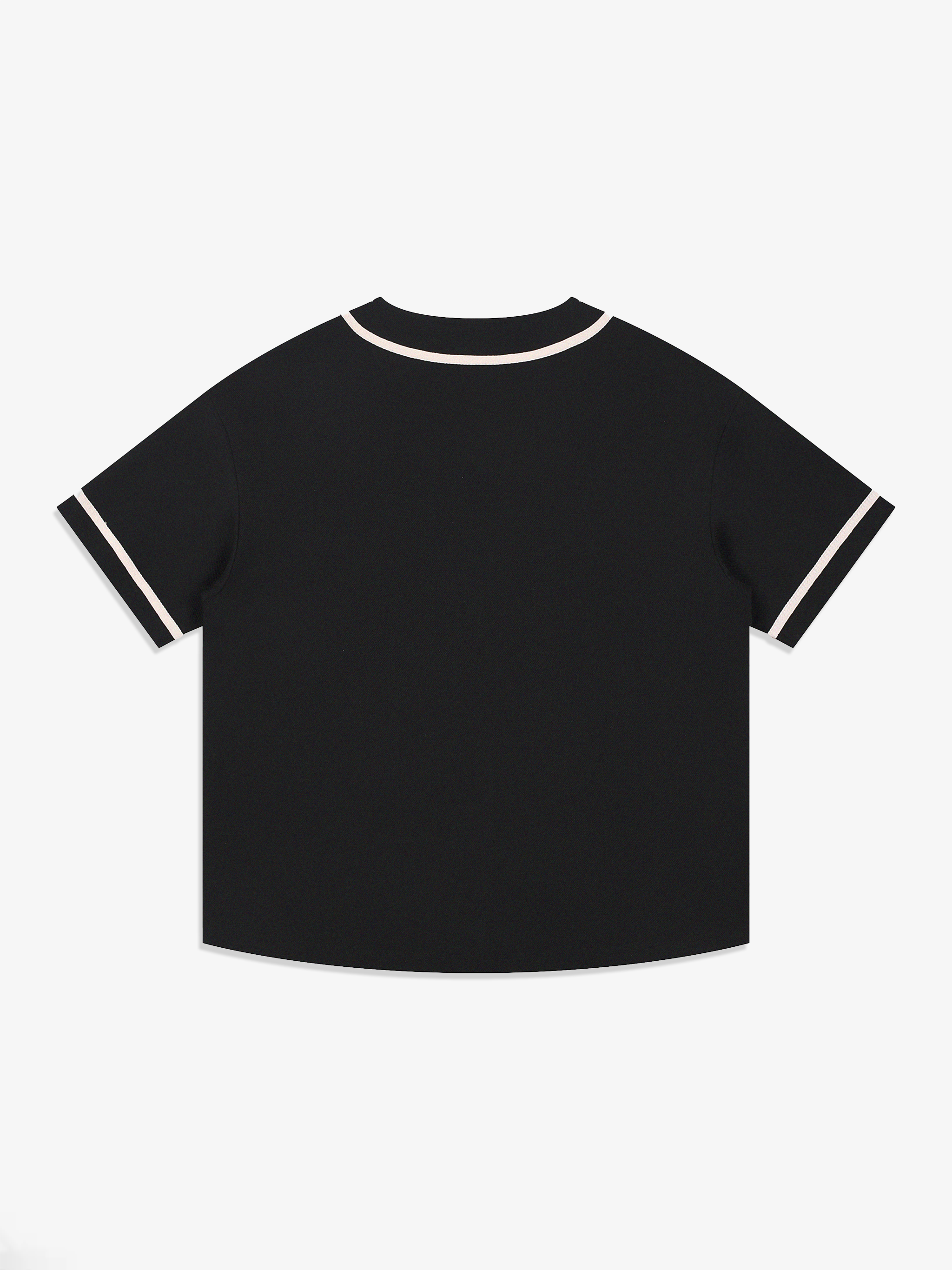 TMA Contrast Piped Button Jersey