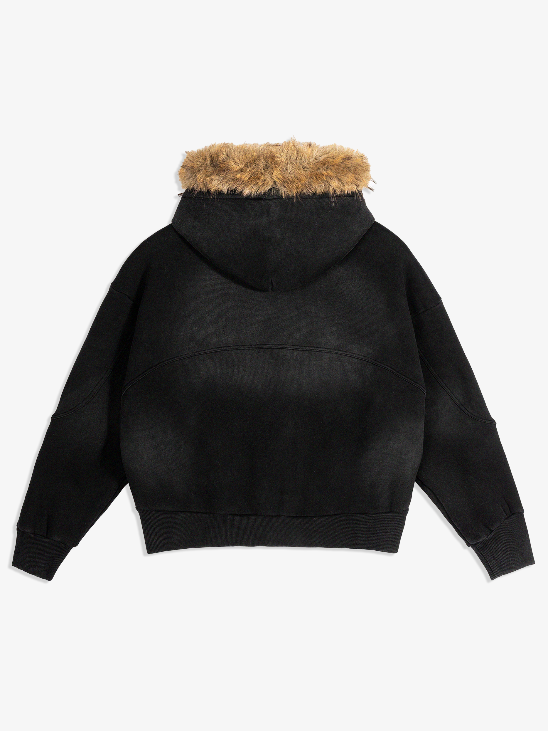 TMA Sun-Fade Fur Hood Jacket