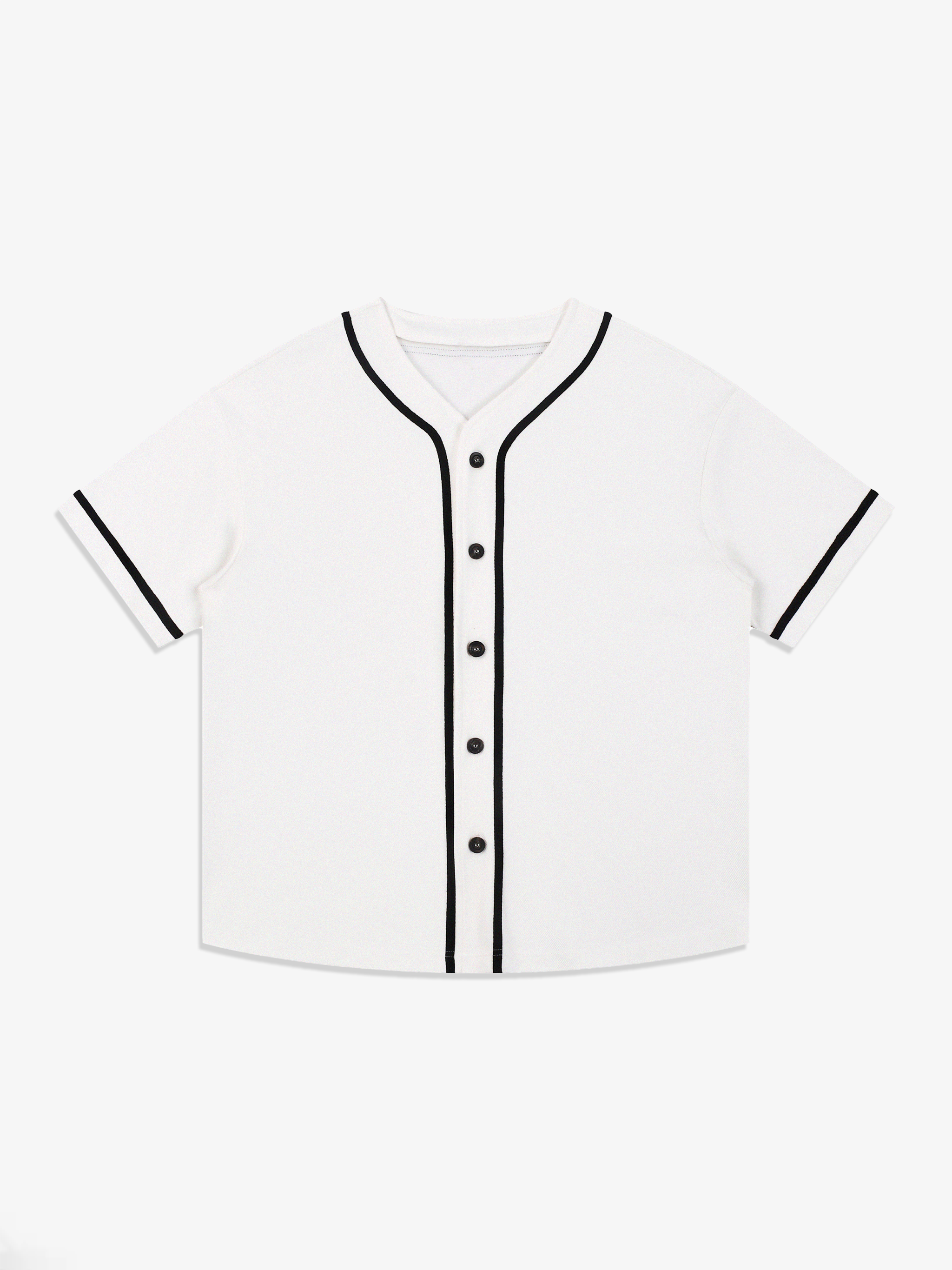 TMA Contrast Piped Button Jersey