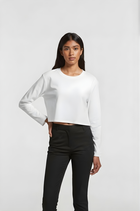 Essential Long Sleeve Crop