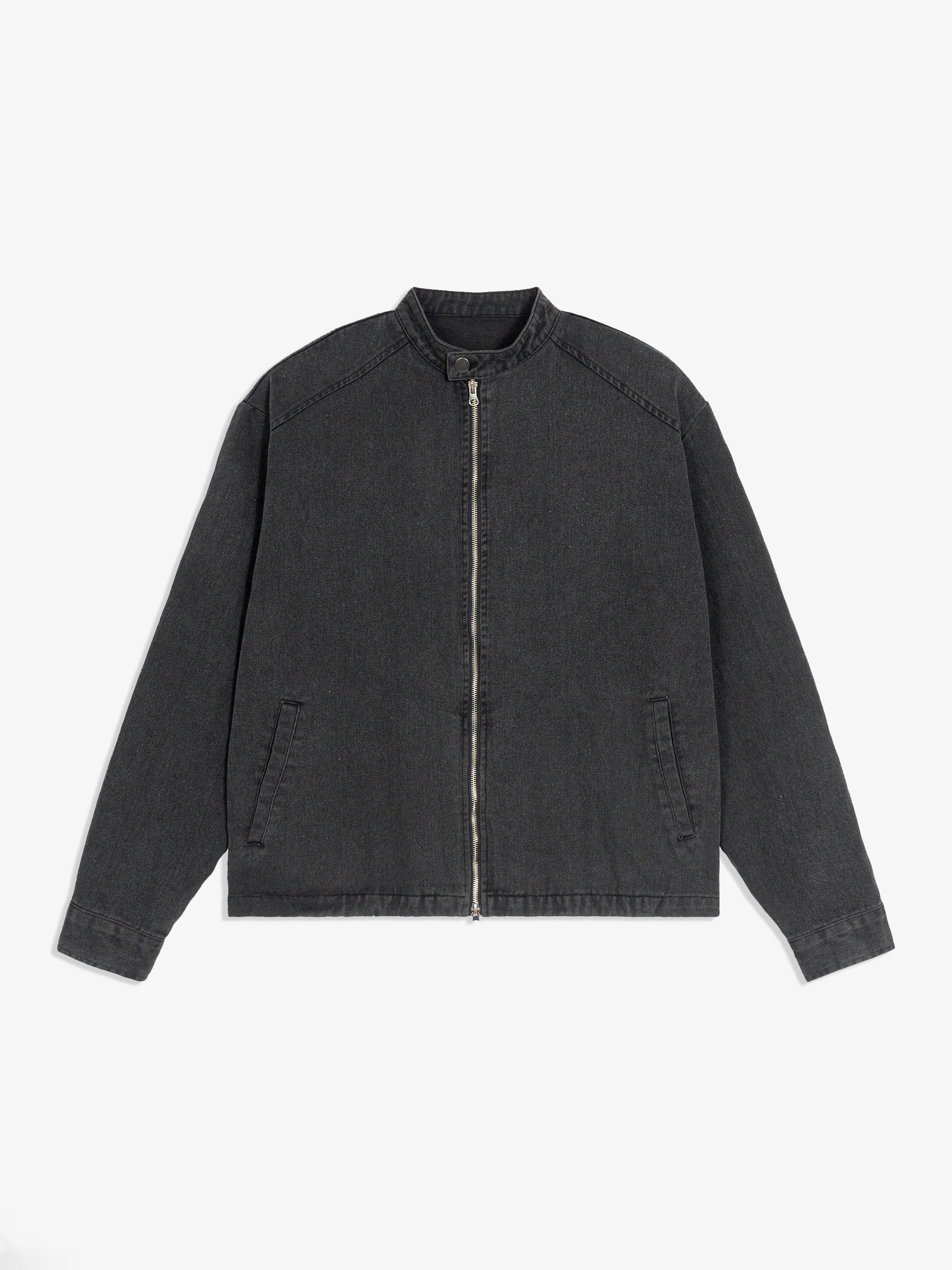 TMA Cropped Vintage Denim Jacket