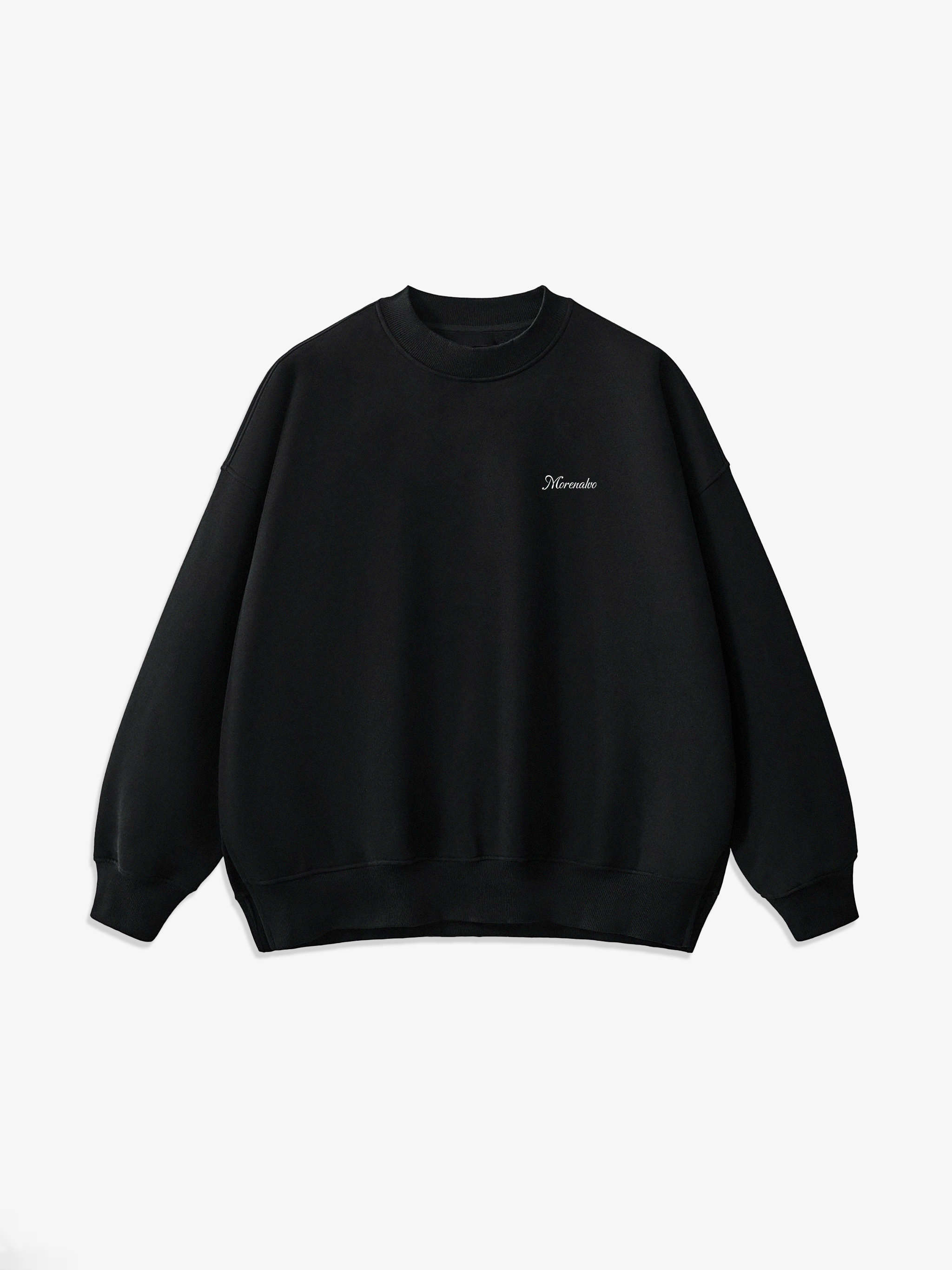 Foundation Fleece Side-Slit Crewneck